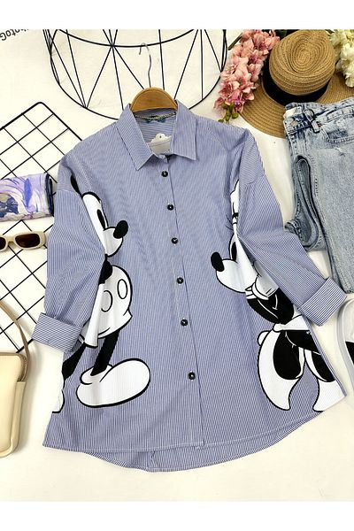 YEDİLALE Cămașă SPORT MICKEY CHARACTER [80 cm medie]