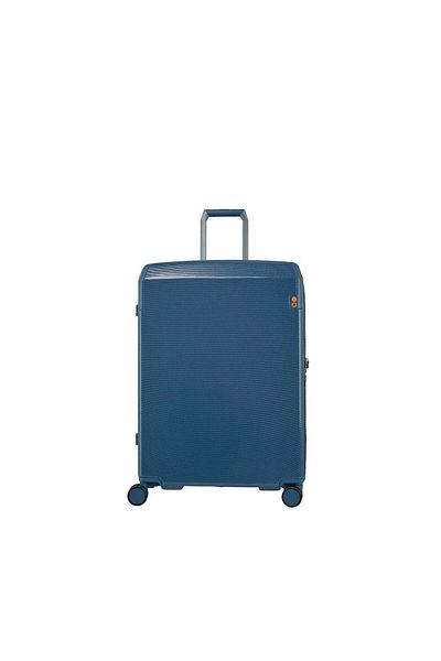 Echolac Logic 64cm 4 Double Wheel Expandable Check-in Luggage Trolley Blue