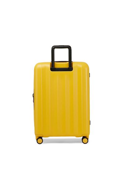 Echolac Amos Pro 65cm 4 Double Wheel Hardcase Expandable Check-in Luggage Trolley Yellow