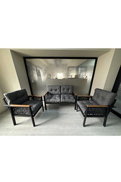 adımshops MİAMİ 2+1+1 MELİSA Balkon-bahçe-kafe Çay Seti Koltuk Oturma Takımı-...