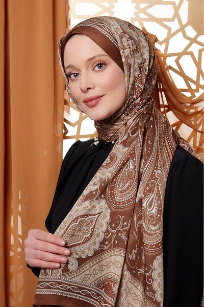 Levidor Indian Silk Shawl Brown 412-08