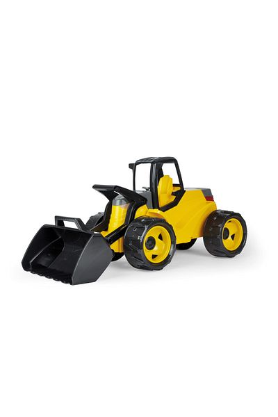 LENA Front loader with digging bucket, Gigant, Lena, yellow, 70 cm, plastic