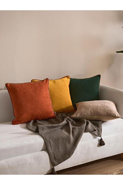 Vanilla Home مجموعة سبايس فايب مكونة من 4 أغطية وسائد