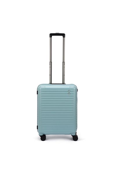 Echolac Celestra 55cm Hardcase Non-expandable 4 Double Wheel Cabin Luggage Trolley Slate Blue