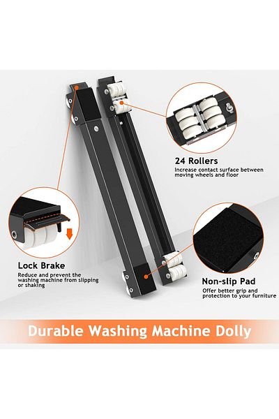 AWH Furniture Mover Extendable Appliance Base Stand for Refrigerators, Dryers, Assorted Colors