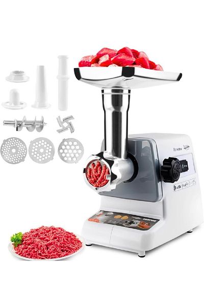 COOYA Electric Meat Grinder, Capacity 1 Kg, for Vegetable, Onion, Garlic, Meat, Nuts, and Baby Food