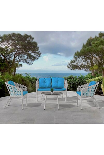 Gardenista Folia - Rattan Bahçe Balkon Çay Takımı