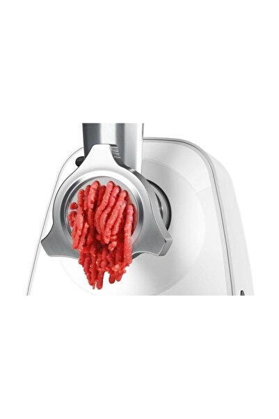 Bosch Masina de tocat carne Bosch SmartPower MFW2515W, 1500 W, 1.8 kg/min, 2 site