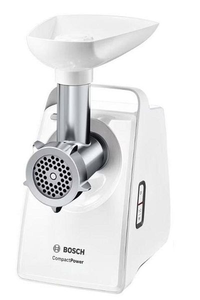 Bosch Masina de tocat carne Bosch CompactPower MFW3X13W, 500 W, 2.5 kg/min (Alb)