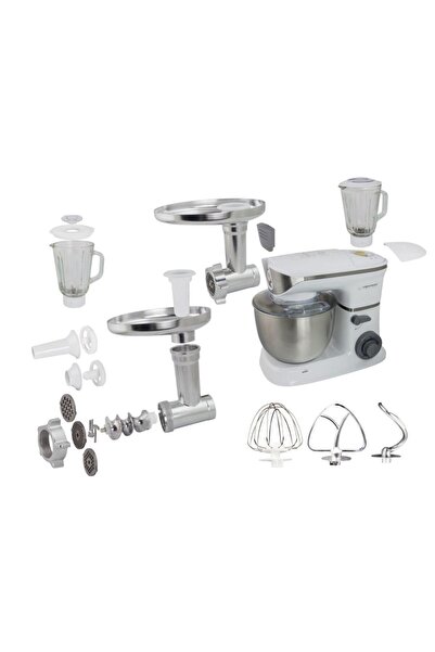 ESPERANZA ESPERANZA COOCKING MASTER Food Processor, 1000W, 5L, 6 speeds, Blender 1.5L (White)