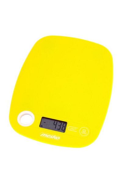 MESKO Cantar de bucatarie Mesko MS 3159Y, 5 kg, LCD (Galben)