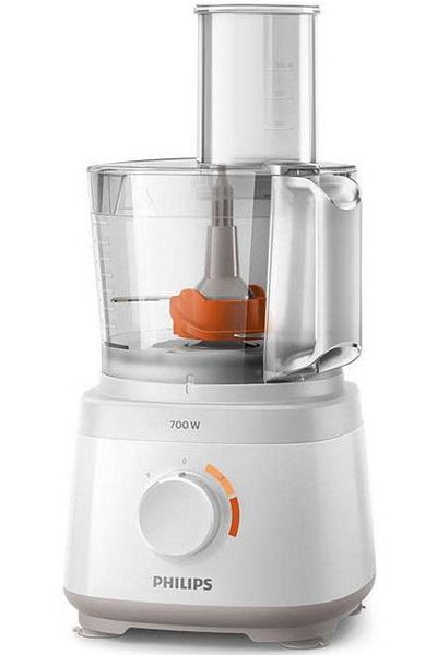 Philips Robot de bucatarie Philips Daily Collection HR7310/00, 700 W, bol 2.1 l, 2 viteze, 16 functii (Alb)