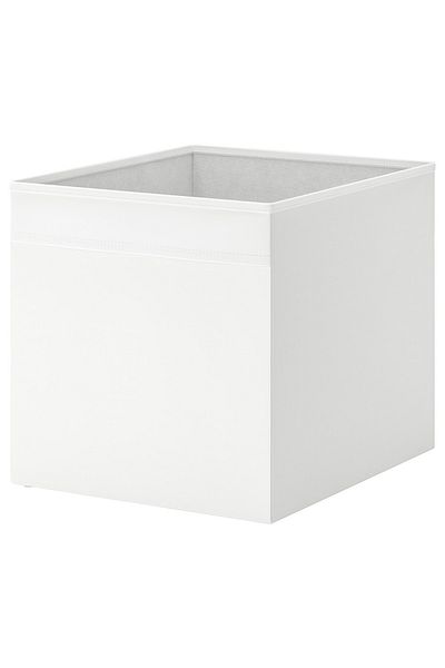 IKEA صندوق منظم أبيض - تخطيط المنزل والتخزين، 33×38×33 سم