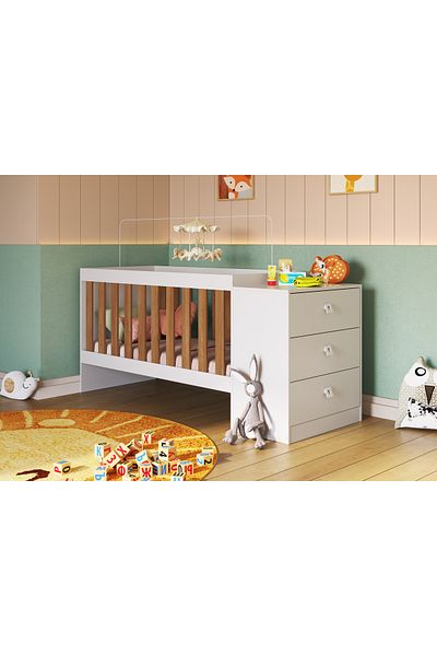 Art In Móveis Children's bed with side cabinets for children's rooms and home 3 169*79.4*63