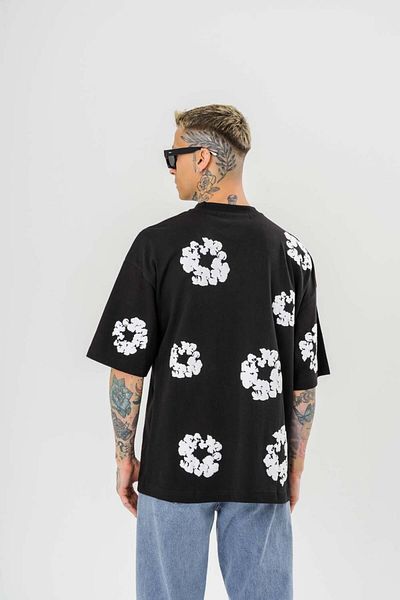 go gang own Μπλουζάκι Kanye Emboss Print Oversize