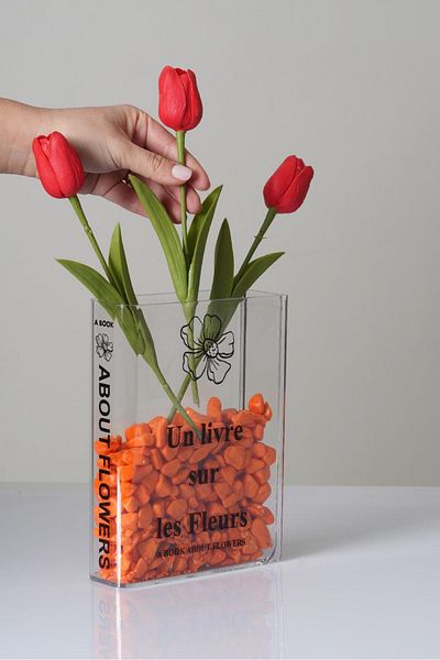 BOXup Βιβλίο Βάζο Τυπωμένο