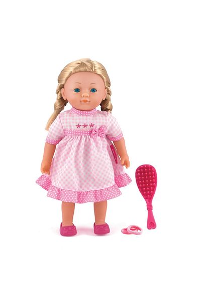 Dollsworld Elizabeth 14" Soft Doll With Sleeping Eyes, Outfit & Hair Accessories – Gift For Kids 3 By Peterkin