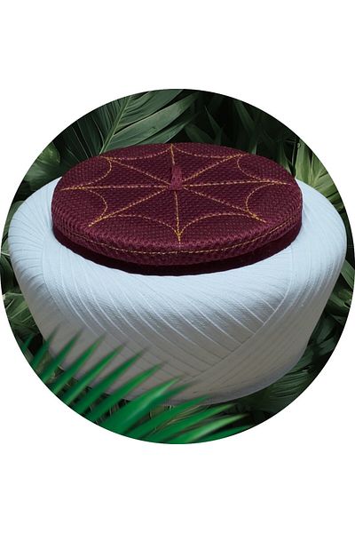 şahinbak Luxury Soft Yellow - Imam, Mesh and Burgundy Cube - S036
