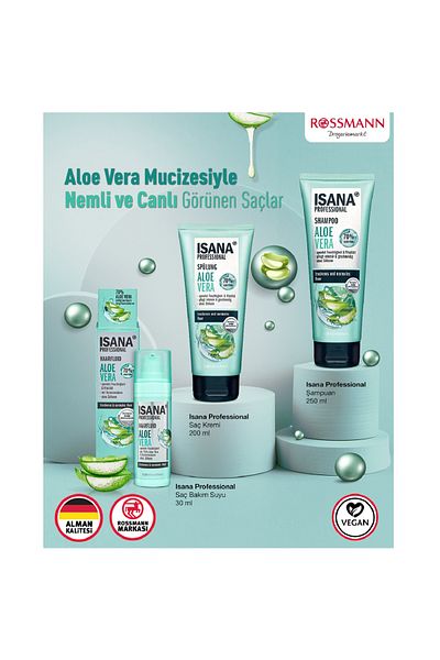 ISANA Professional Aloe Vera Shampoo for Dry Hair 250 ml