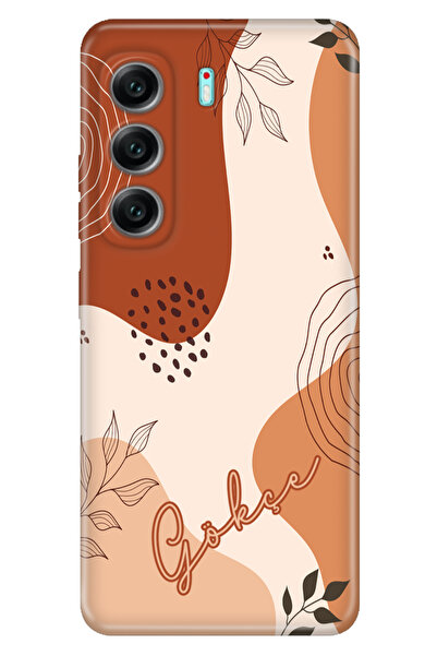 TECNO Camon 40 Kılıf Tecno Camon 40 İsim Yazılı Kişiye Özel Silikon Kapak Model-48