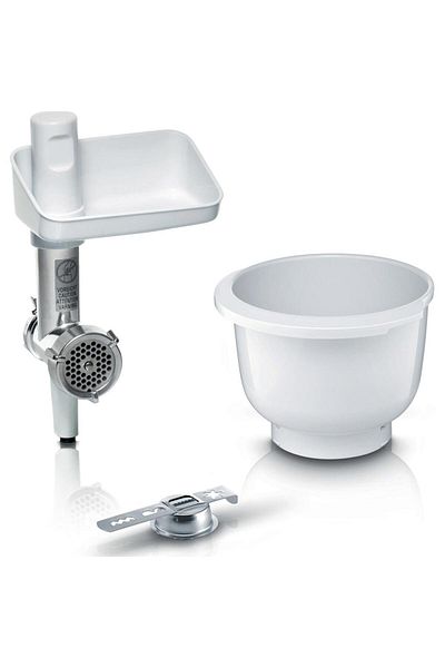 Bosch Set de accesorii pentru robotii de bucatarie MUM5 si MUM 4 Bosch MUZ5BS1, masina de tocat