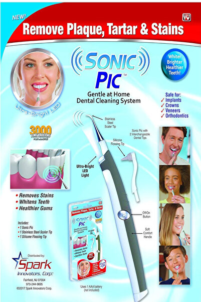 ESENLİWE Titreşimli Sonic Pic Temizleme Cihazı Diş Taşı Tartar