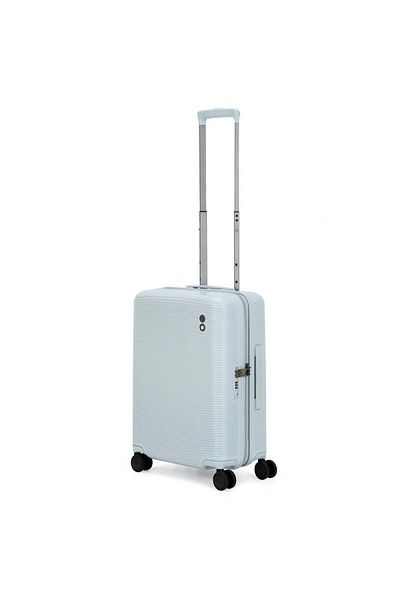 Echolac Ultima 54cm 4 Double Wheel Expandable Cabin Luggage Trolley Blue