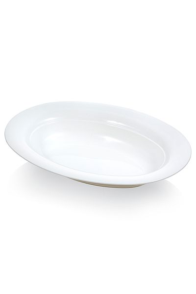 Generic Plastic Serving Platter Whtie