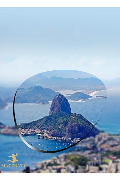 MACERATİ Huge Unisex Black Sunglasses