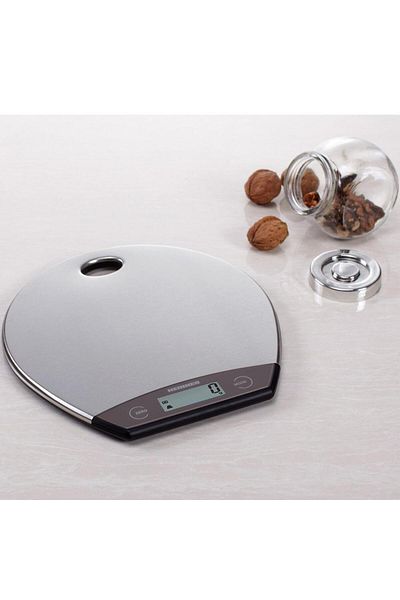 Heinner Cantar de bucatarie Heinner HKS-5RSS, 5kg, Platforma inox, Display lcd, Control touch, Gradare: 1g