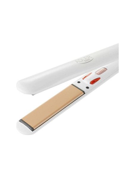 adler Placa de indreptat parul Adler AD2317, 200 W, Incalzire rapida, Ceramica (Alb)