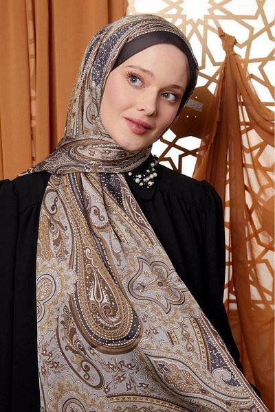 Levidor Indian Silk Shawl Gray 412-12