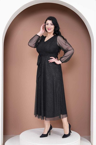 CİXAPLE Φόρεμα Maxi με στάμπα V-Neck