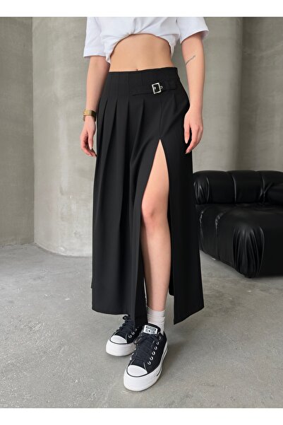 Babushka Fustă midi cu fante