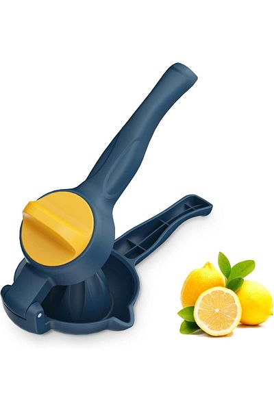 COOYA Lemon Squeezer, Multifunctional Manual, Household Small Hand Press Kitchen Tool(Blue)