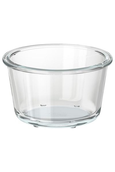 IKEA 365+ Round Glass Food Container 600 ml, Oven-Safe, Stackable, BPA-Free, Durable & Versatile