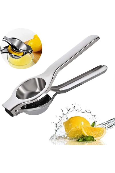 COOYA Lemon Squeezer, Stainless Steel with Premium Heavy Duty Solid Metal, Press Juicer and Lime Squeezer
