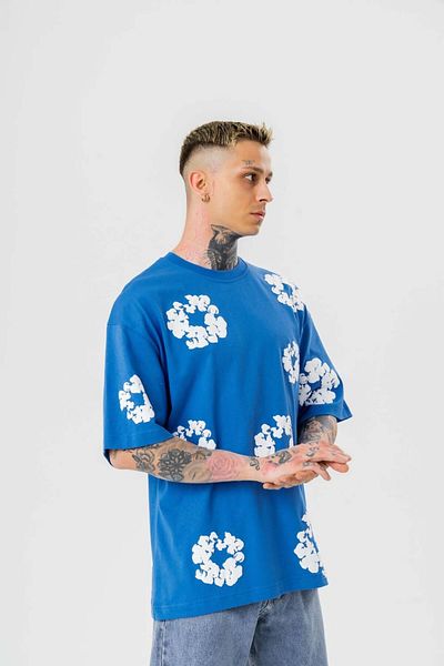 go gang own Тениска с релефен принт на Kanye Oversize