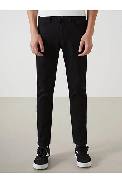 LC Waikiki Ανδρικό τζιν παντελόνι LCW Jeans Black 730 Carrot Fit
