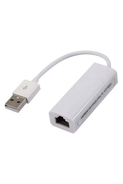 SANEC USB Ethernet Çevirici USB 2.0-10/100 Mbps RJ45 Ethernet Çevirici Adaptör USB Internet Kablosu