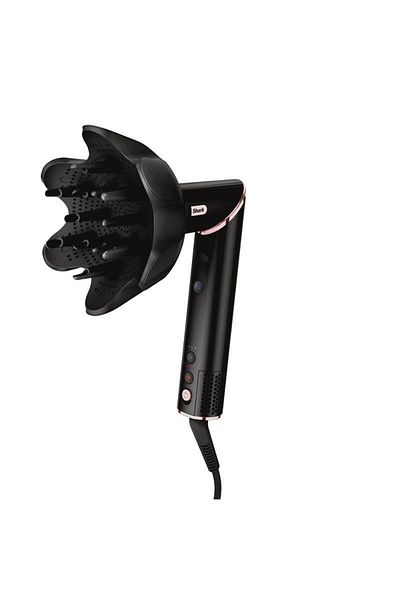 Shark Ondulator de par Shark 5-in-1 HD446EU, 1650 W, 3 trepte de temperatura (Negru/Roz)