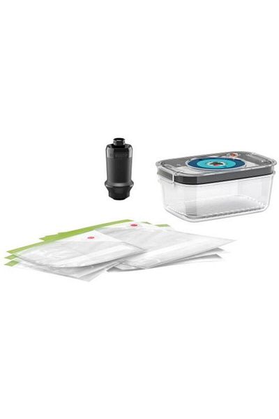 Bosch Set accesorii mixer vertical BOSCH MSZV6FS1, Casolteta vacuum, 3 pungi mici, 3 pungi mari