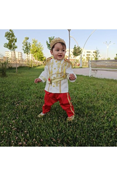 sara tasarım Çocuk Mevlüt Ve Sünnet Kıyafeti, Doğum Günü Kostüm, Prens Takım ...