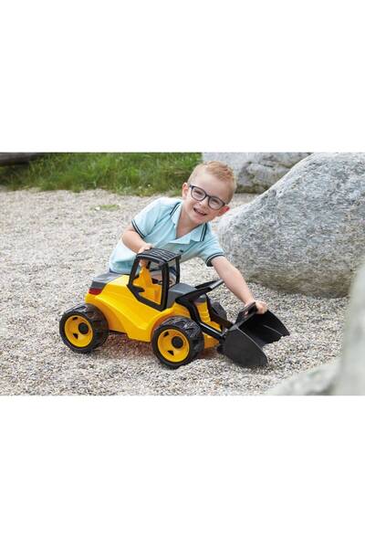 LENA Čelní nakladač s rýpací lžící, Gigant, Lena, žlutý, 70 cm, plastový