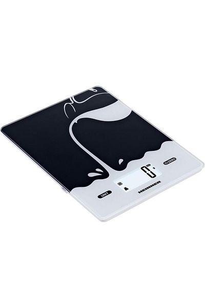 Heinner Cantar de bucatarie Heinner HKS-BK5USB, 5kg, sticla securizata 3mm, display lcd, control touch