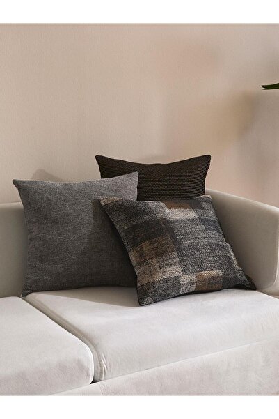 Vanilla Home Комплект от 3 калъфки за възглавници от въгленово дърво