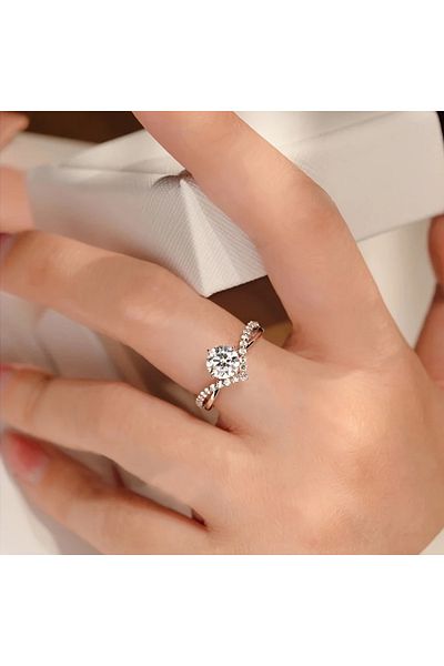 Ayzen Adjustable Ring with 2 Stone