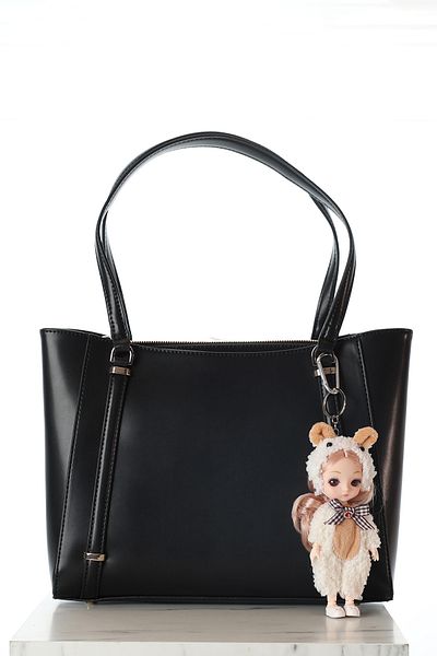 Xozza Soft Plush Baby Keychain with Pompom Ears