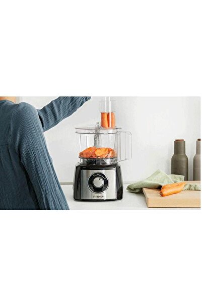 Bosch Bosch MCM3PM386 Food Processor, 900 W, 2 Speeds, 2.3 L (Black/Silver)