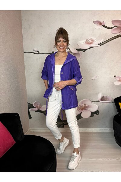 Sisters By Beyaz İnci Payet Detaylı, Pamuk Ceket